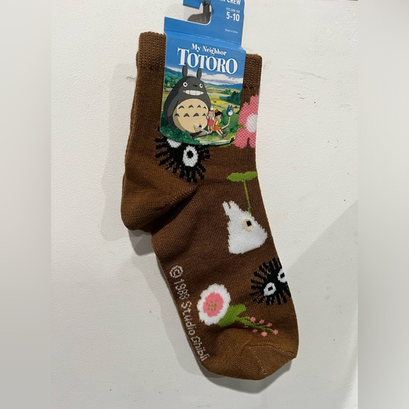 Studio Ghibli My Neighbor Totoro Soot Sprite Mushroom Ankle Socks - Picture 3 of 4